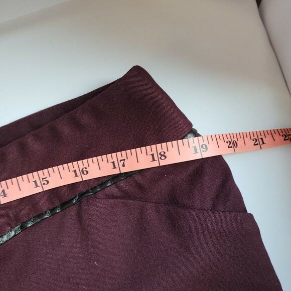 Rafaella Curvy Womens Plum Office Siren Career Officecore Slim Leg Pants Size 16 - Picture 9 of 10